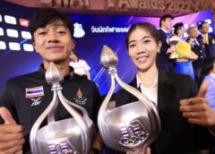 เทนนิส-เจ้าวิว” ครองนักกีฬายอดเยี่ยม “โปรจีน-ก้อง” ยึดนักกีฬาอาชีพตามคาด “ภูริพล-ณัฐกมล” ผงาดคว้าดาวรุ่งแห่งปี งาน “วันนักกีฬายอดเยี่ยม” ประจำปี 2565