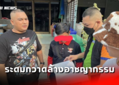 มหาสารคาม I ตม. บูรณาการ ร่วม สภ.เมือง ระดมกวาดล้างอาชญากรรม ช่วงเทศกาลสงกรานต์