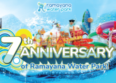 ชลบุรี I สวนน้ำรามายณะพัทยา กับงานฉลองใหญ่ปีที่ 7 ขนทัพกิจกรรมเพิ่มดีกรีความสนุกสุดมันส์ โปรฮอต! ส่งท้ายซัมเมอร์