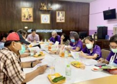 ชมรมครูโรงเรียนนครสวรรค์ ประชุมเตรียมจัดกิจกรรมถวายเทียนจำนำพรรษา และเข้าร่วมกิจกรรมการแข่งขันกีฬาร่มสักเกมส์