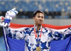 สรอรรถ ดาบบัง เร่งสปีดสุดท้าย คว้าเหรียญทองวิ่ง 100  เมตร ชาย ได้อย่างเฉียดฉิว