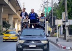 นนทบุรี I ว่าที่ผู้สมัคร ส.ส.หญิง พรรคภูมิใจไทย ไม่หวั่นแดดแรง ชูนโยบายอยู่ดีกินดีพักหนี้ 3 ปี หยุดต้นปลดดอกเงินกู้ฉุกเฉิน