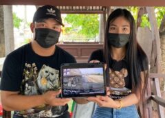นนทบุรี I สาวกรี๊ดลั่นรถถูกรถพ่วง 22 ล้อ เปลี่ยนเลนกระทันหันเกือบไม่รอด