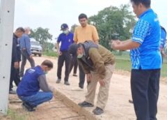 ศรีสะเกษ I ป.ป.ช.ภาค 3-ชมรม STRONG กำกับติดตามงานถนน-แหล่งท่องเที่ยว อบต.พยุห์