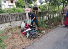 นนทบุรี I วงจรปิด หนุ่มวัย 24 ปี ขี่ จยย. ไม่ชินเส้นทาง หลุดโค้งเสียชีวิต