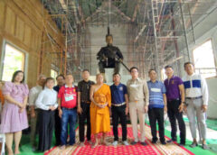 สุพรรณบุรี I ส่องเลขเด็ดธูปและเลขแบงค์ร้อยพานครูพิธีขึ้นศาลขรัวโตวัดมะนาว