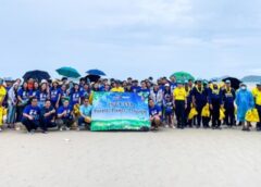 ชลบุรี I ทรภ.1 ร่วม บริษัท ลูซี่ อิเล็คทริค ประเทศไทย เก็บขยะชาดหาดดงตาล ฟื้นฟูสภาพแวดล้อมในทะเล