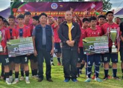นครสวรรค์ I นายก อบจ.มอบถ้วย พร้อมรางวัล มีแถมพิเศษ พิธีปิดดวลแข้งบอลเยาวชน ฟุตบอล อบจ.คัพ