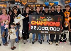 สมุทรปราการ I แวมไพร์ อีสปอร์ต รักษาแชมป์โลก 2 สมัยหอบเงินรางวัล 22 ล้านบาทกลับไทย