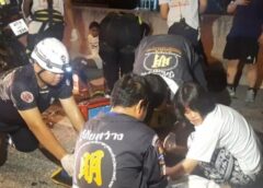 ชลบุรี I เก๋งเสยท้ายรถกระบะบนทางยกระดับบาดเจ็บ 4 ราย