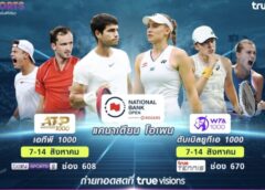 จัดใหญ่ ยิงสด “แคนาเดียน โอเพน” รายการใหญ่ระดับมาสเตอร์ 1000 เหล่านักกีฬา ขนทัพเดินหน้าลงสนาม เริ่ม 7 ส.ค. นี้