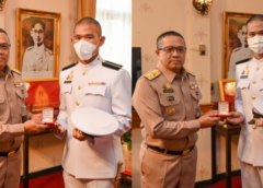 ชลบุรี I ผบ.โรงเรียนนายเรือ ให้โอวาทและแสดงความยินดีนักเรียนนายเรือ เดินทางไปศึกษาต่อที่โรงเรียนนายเรือต่างประเทศ