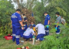นนทบุรี I หนุ่มวัย 40 ปี ซดเหล้าขาวก่อนลงงมหอยขมในคลองจมน้ำดับคาดเป็นตะคริว