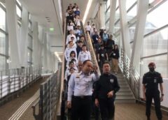 สมุทรปราการ I ทสภ.นำคณะสื่อมวลชนเยี่ยมชมความพร้อมอาคารเทียบเครื่องบินรองหลังที่ 1 (SAT – 1)