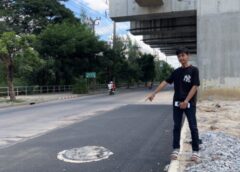 นนทบุรี I หนุ่มวัย 24 ปี ร้องทนายดังหลังขี่ จยย. สะดุดฝาท่อสูงกว่าพื้นถนนล้มเย็บศีรษะกว่า 6 เข็ม