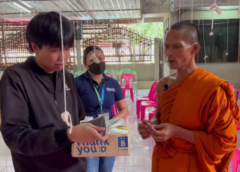 นนทบุรี I หลวงพี่วัดดังสั่งโปรเจคเตอร์ทางออนไลน์ ถูกหลอกได้ชุดปลูกข้าวสาลีแทน