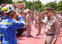 ชลบุรี I พร้อมรับมือ สอ.รฝ.เตรียมกำลังพล อุปกรณ์และยุทโธปกรณ์ เพื่อบรรเทาสาธารณภัย