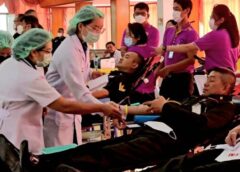 ลพบุรี I ศูนย์การทหารปืนใหญ่ นำกลังพลบริจาคโลหิต ถวายเป็นพระราชกุศล ครั้งยิ่งใหญ่