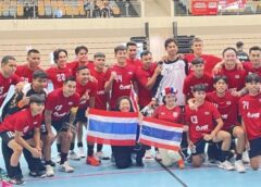 ฟลอร์บอลชายไทยเปิดสวย8-6 ชนะสิงคโปร์เกมอช.โอเชียเนีย