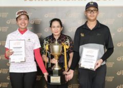 อจลวิชญ์-เอริสา คว้าแชมป์ โอเพ่น คลาส สวิง จูเนียร์ เอเชียน ทัวร์ สนาม 5 ที่กบินทร์ฯ