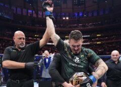 เปเรย์รา สอยโปรชาซการ่วงดุเดือด, อัสปินัลล์ คว่ำ พาฟโลวิช ยกแรก ศึก UFC295
