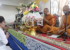 นนทบุรี I ชาวบ้านแห่เข้าวัดศาลาลีทำบุญทอดกฐิน ประจำปี 66 รวมยอดบุญกว่า 2 แสนบาท