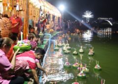 ชลบุรี I ชาวสัตหีบ ร่วมลอยกระทงย้อนยุคสืบสานประเพณีไทย