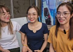 นนทบุรี I ฮือฮา 3 สาวชาว “หมาล่า” ใส่แว่นสายตากันทั้งร้าน