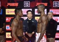 บัวขาว – ไอมาน ช่างน้ำหนักผ่านฉลุยพร้อมขึ้นชก