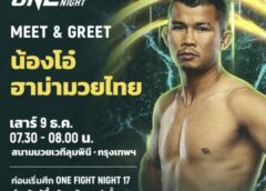 เจอกันให้หายคิดถึง! ศึก ONE Fight Night 17 จัดมีตแอนด์กรีตพบปะ “น้องโอ๋”