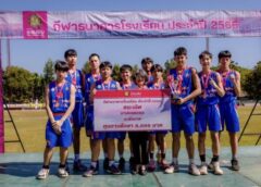 ทีมยัดห่วงกำแพงเพชรพิทยาคม คว้าแชมป์บาสชาย สาย 3 ภาค 7 “กีฬาธนาคารโรงเรียน ธนาคารออมสิน” ประจำปี 2566