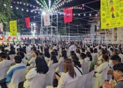 ลพบุรี I พุทธศาสนิกชน จำนวนมากพร้อมใจกันนุ่งขาวห่มขาว สวดมนต์ข้ามปี ส่งท้ายปีเก่า ต้อนรับปีใหม่ 2567