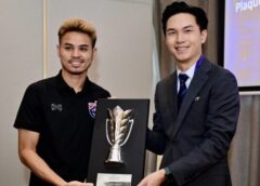 ฝ่ายจัดการแข่งขันฟุตบอลชิงแชมป์เอเชีย ต้อนรับทีมชาติไทย