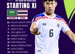 ตัวจริงนักเตะไทย ชิงแชมป์กลุ่มพบ ซาอุฯ