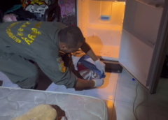 นนทบุรี I เด็ก 2 ขวบ ถูกมัดด้วยผ้ายัดตู้เย็นในบ้านอำพรางคดี