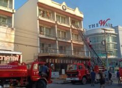 นครสวรรค์ I ไฟไหม้ชั้นล่างอาคารพาณิชย์ ร้านซูซิเมกะ ริมถนนสมบุญ