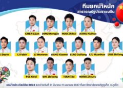 จีน ประกาศศักดา ส่ง 15 จอมพลังลุยศึกภูเก็ตเวิลด์คัพ 2024