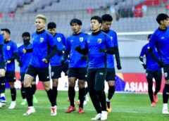 ทีมชาติไทยฝึกซ้อมครั้งสุดท้ายก่อนดวลเกาหลีใต้