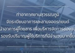 สมุทรปราการ I ท่าอากาศยานสุวรรณภูมิจัดระเบียบอาคารและลานจอดรถยนต์หน้าอาคารผู้โดยสาร