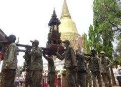 พิษณุโลก I “วัดเสนาสน์” จัดประเพณีนมัสการ และสรงน้ำพระบรมสารีริกธาตุวัดเสนาสน์ ครบ 1,335 ปี แบบวิถีประเพณีชาวบ้าน