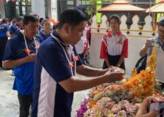 สมุทรปราการ I เทศบาลเมืองแพรกษาใหม่ สืบสานประเพณีสงกรานต์ปชช.เข้าร่วมงานกันคึกคัก 