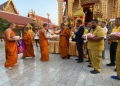 สมุทรปราการ I ปชช. ร่วมฉลองอายุครบ 62 ปี พระครูแจ้เจ้าอาวาสวัดบางพลีใหญ่กลาง