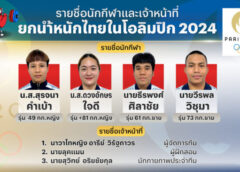 สมาคมกีฬายกน้ำหนักฯ เปิดโผ 4 จอมพลังทีมชาติไทย ชุดสู้ศึกโอลิมปิก ปารีส 2024