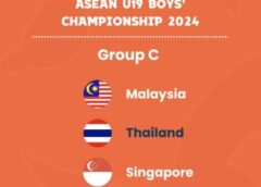 ทีมชาติไทย U20 อยู่ร่วมสาย มาเลเซีย, สิงคโปร์, บรูไน ศึกชิงแชมป์อาเซียน