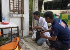 นนทบุรี I พ่อหนุ่มถูกแม่ยายแทงเสียชีวิตทำพิธีเชิญวิญญาณ รปภ.เผยแม่ยายเคยมาปรับทุกข์ถูกขู่ฆ่าเมื่อ 2 วันก่อน
