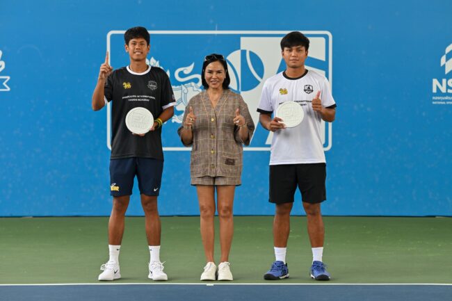 ภวิชญ์-ยุทธนา” คว้าแชมป์ชายคู่ เทนนิส สิงห์ แชมเปี้ยนชิพ 2024