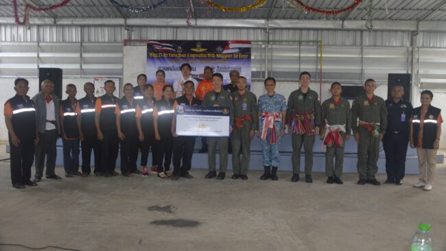 อุดรธานี I ทัพฟ้าไทย-สิงคโปร์ เชื่อมสัมพันธ์กับชุมชนนครอุดรอย่างต่อเนื่อง