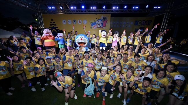 อสมท สุดปลื้ม งานวิ่ง “โดราเอมอน รัน” สนาม 3 โคราช สุดคึกคัก
