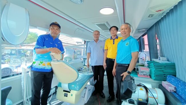 สมุทรปราการ : กฟผ. โรงไฟฟ้าพระนครใต้ เปิดโครงการทันตกรรมเคลื่อนที่ ประจำปี 2567