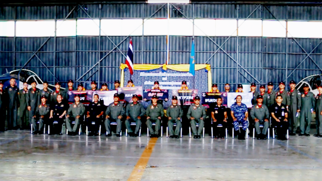 อุดรธานี : กองบิน 23 มอบประกาศนียบัตร แก่นักบินพร้อมรบ ฝูงบิน 231